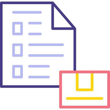 Dosya. Web simgesi basit illüstrasyon