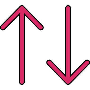 ok simgesi vektör illüstrasyonu