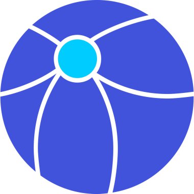 Bir gezegen simgesinin vektör illüstrasyonu