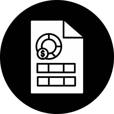 Para için. Web simgesi basit illüstrasyon