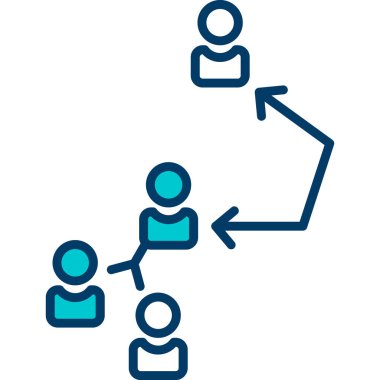 Ağ simgesinin vektör illüstrasyonu