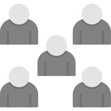 İnsanlar beyaz şeffaf arkaplan üzerinde vektör illüstrasyon. Birinci kalite semboller. Konsept ve grafik tasarımı için vuruş simgesi.