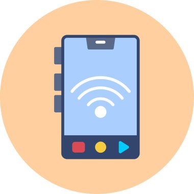 Wi-Fi vektör simgesi kolayca değiştirilebilir ya da düzenlenebilir
