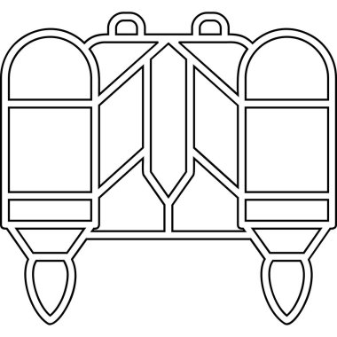 boş etiketli iki boş pankart