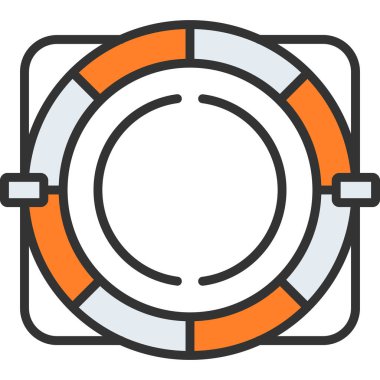 Çizgi film simgesinin vektör çizimi