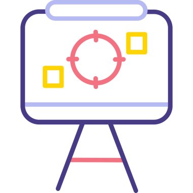 Kamera. Web simgesi basit illüstrasyon