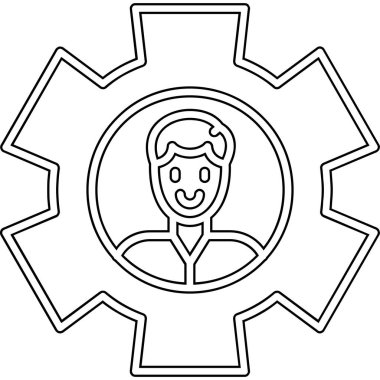 mekanik dişli mühendisi simgesi