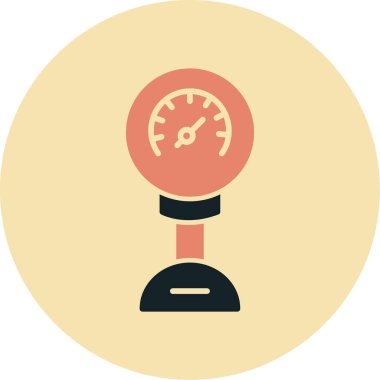 Hız göstergesi simgesi. Hız göstergesi vektör simgesi web için basit örnek