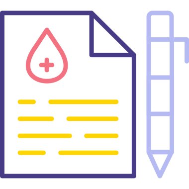 kan bağışı simgesi modern basit vektör illüstrasyonu