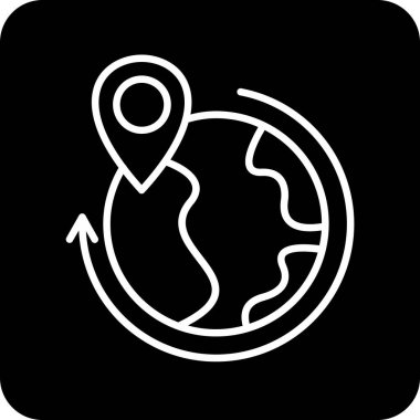 toprak simgesi vektör illüstrasyonu