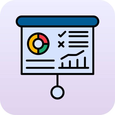 veri analiz simgesi vektör illüstrasyonu
