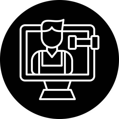 Modern b 'nin vektör illüstrasyonu eksik simgesi