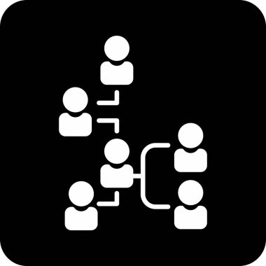 ağ paylaşım simgesi çizimi