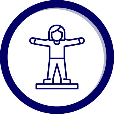 Kolları bağlı bir adam.