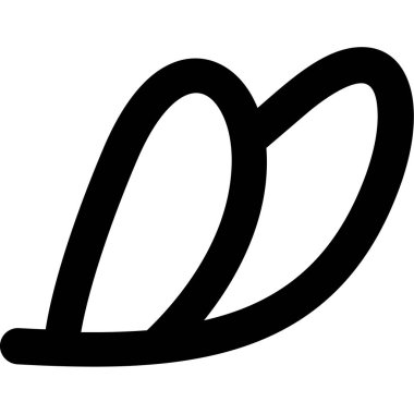 Bir kalp simgesinin vektör illüstrasyonu