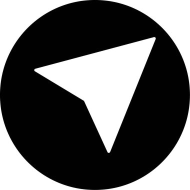 ok yönü konum simgesi ana hat biçiminde