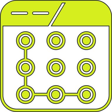 Çizgi film hesap makinesinin vektör çizimi