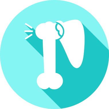 Gıda simgesinin vektör illüstrasyonu