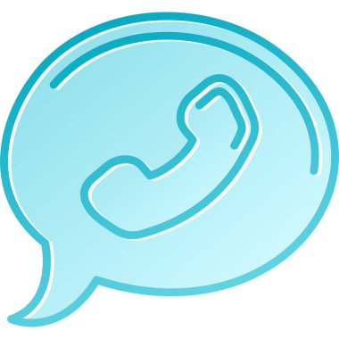 Çağrı merkezi. Web simgesi basit tasarım