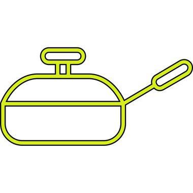 Kapaklı çaydanlık. vektör illüstrasyonu