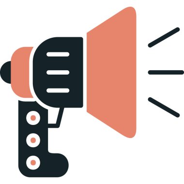 hoparlör simgesi. vektör çizim