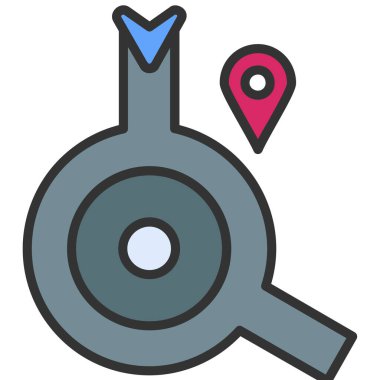 konum haritası simgesi simgesi