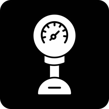 Basınç ağ simgesi, vektör illüstrasyonu