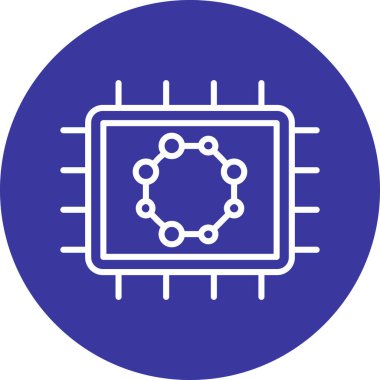 Çip. Web simgesi basit tasarım