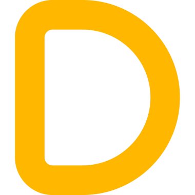 ok simgesi, düz vektör çizimi tasarımı