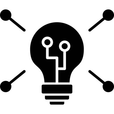 fikir ampul simgesi, özet biçimi