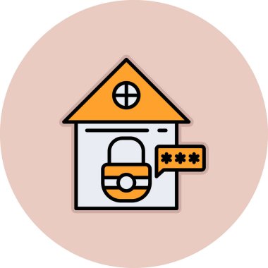 güvenli simge vektör illüstrasyonu