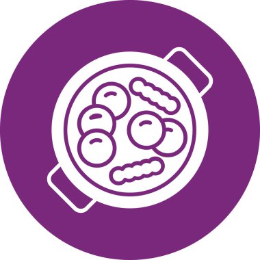 Gıda simgesinin vektör illüstrasyonu