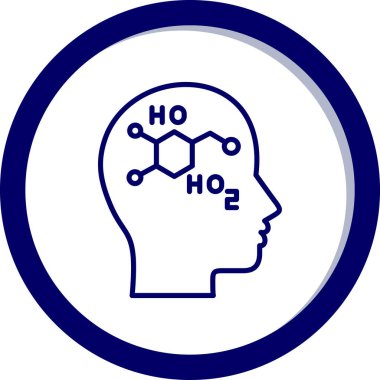 Bir insan simgesinin vektör illüstrasyonu