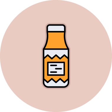 Modern b 'nin vektör illüstrasyonu şişe simgesinden yoksun