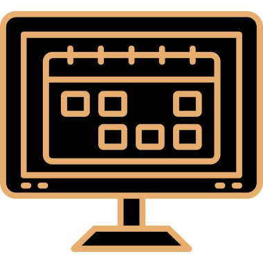Lcd TV simgesini dolgulu olarak kontrol et - taslak biçimi