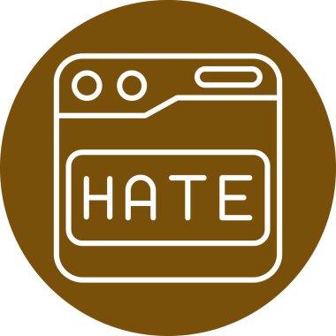 Tek bir simgenin vektör illüstrasyonu