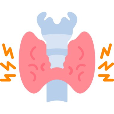 İnsan organ simgesinin vektör illüstrasyonu