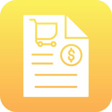 İş simgesi finans simgesinin vektör illüstrasyonu