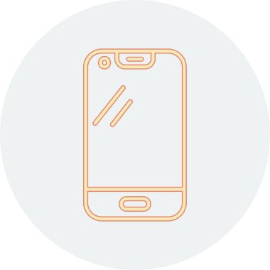 Telefon simgesi vektör illüstrasyonu