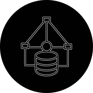 Modern b 'nin vektör illüstrasyonu simge unsurundan yoksun