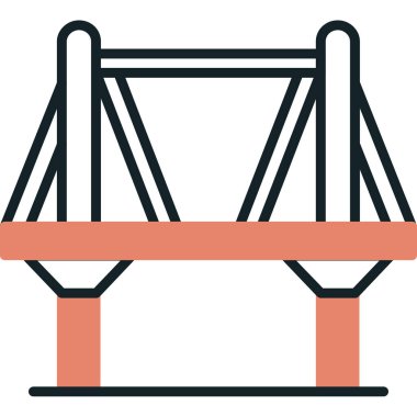 bariyer simgesi vektör illüstrasyonu