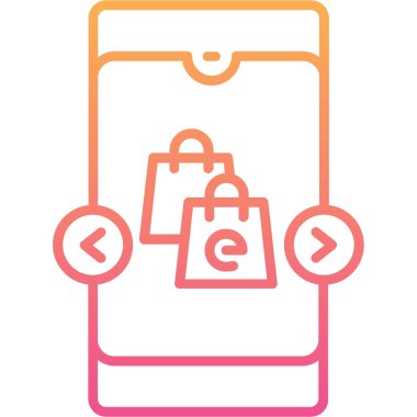 seo modern simgesinin vektör illüstrasyonu