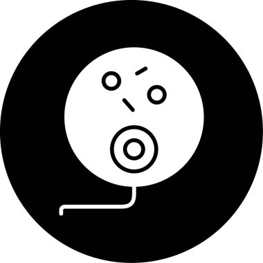 Çizgi film simgesinin vektör çizimi