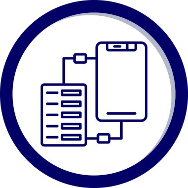 pil simgesi, vektör illüstrasyonu