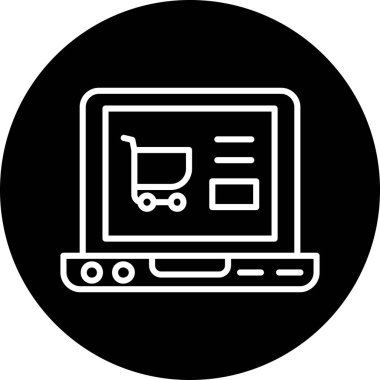 İnternetten alışveriş. Basit tasarım