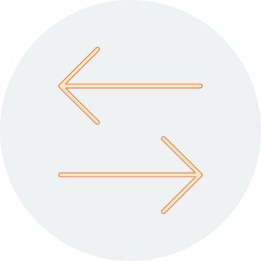 ok vektör simgesi. Web ve mobil tasarım için basit illüstrasyon.