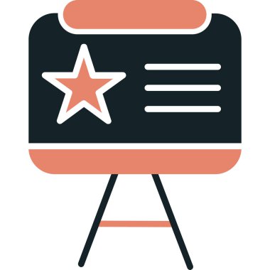 Tahta. Web simgesi basit tasarım