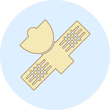 Bir bilgisayar klavyesinin modern bir simgesinin vektör çizimi