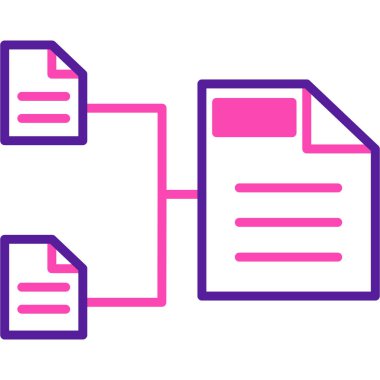 belge dosya simgesi. vektör illüstrasyonu