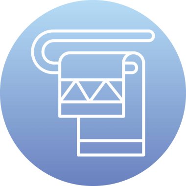 Benzin istasyonu simgesinin vektör illüstrasyonu